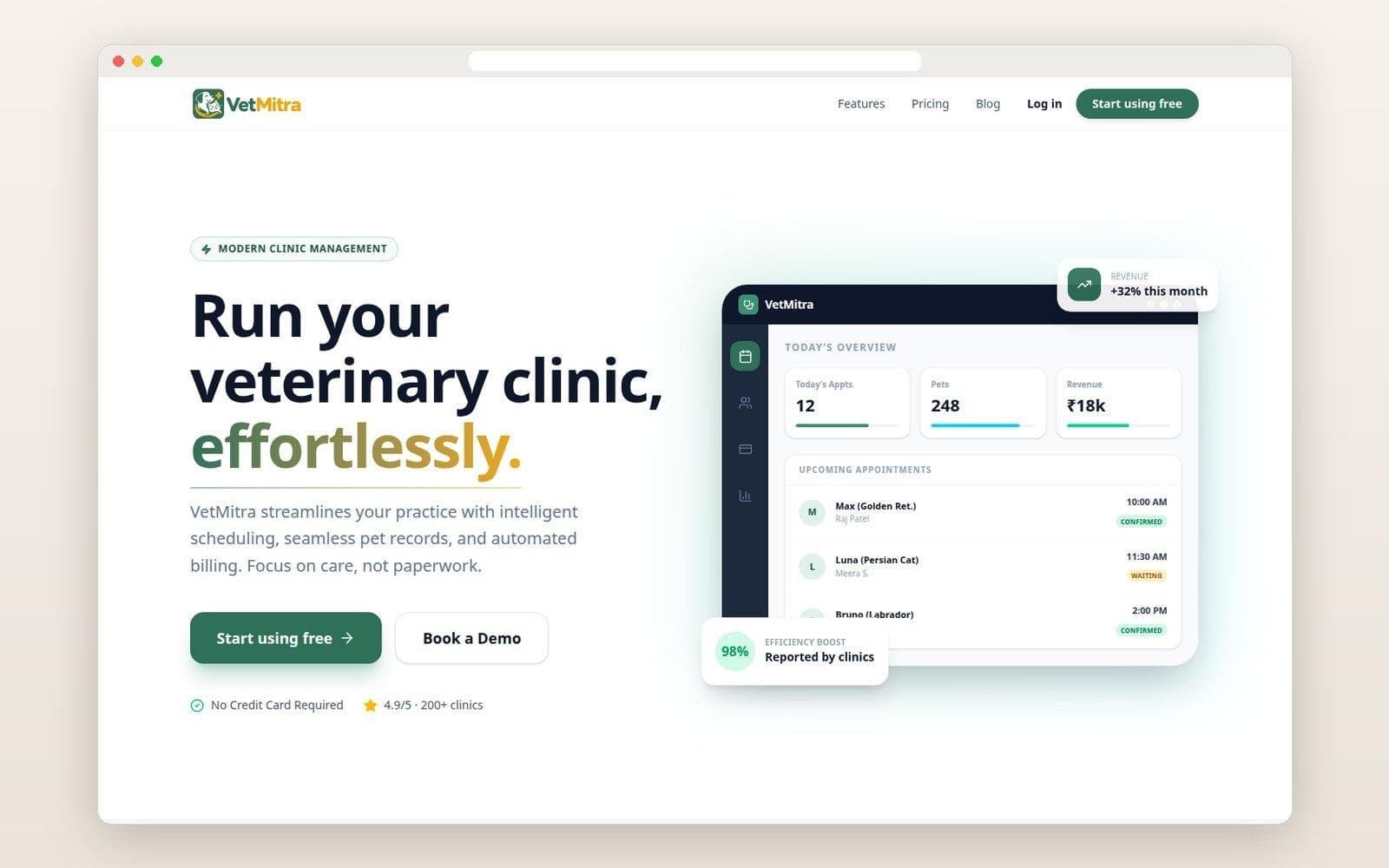 VetMitra – Veterinary Clinic Management Software